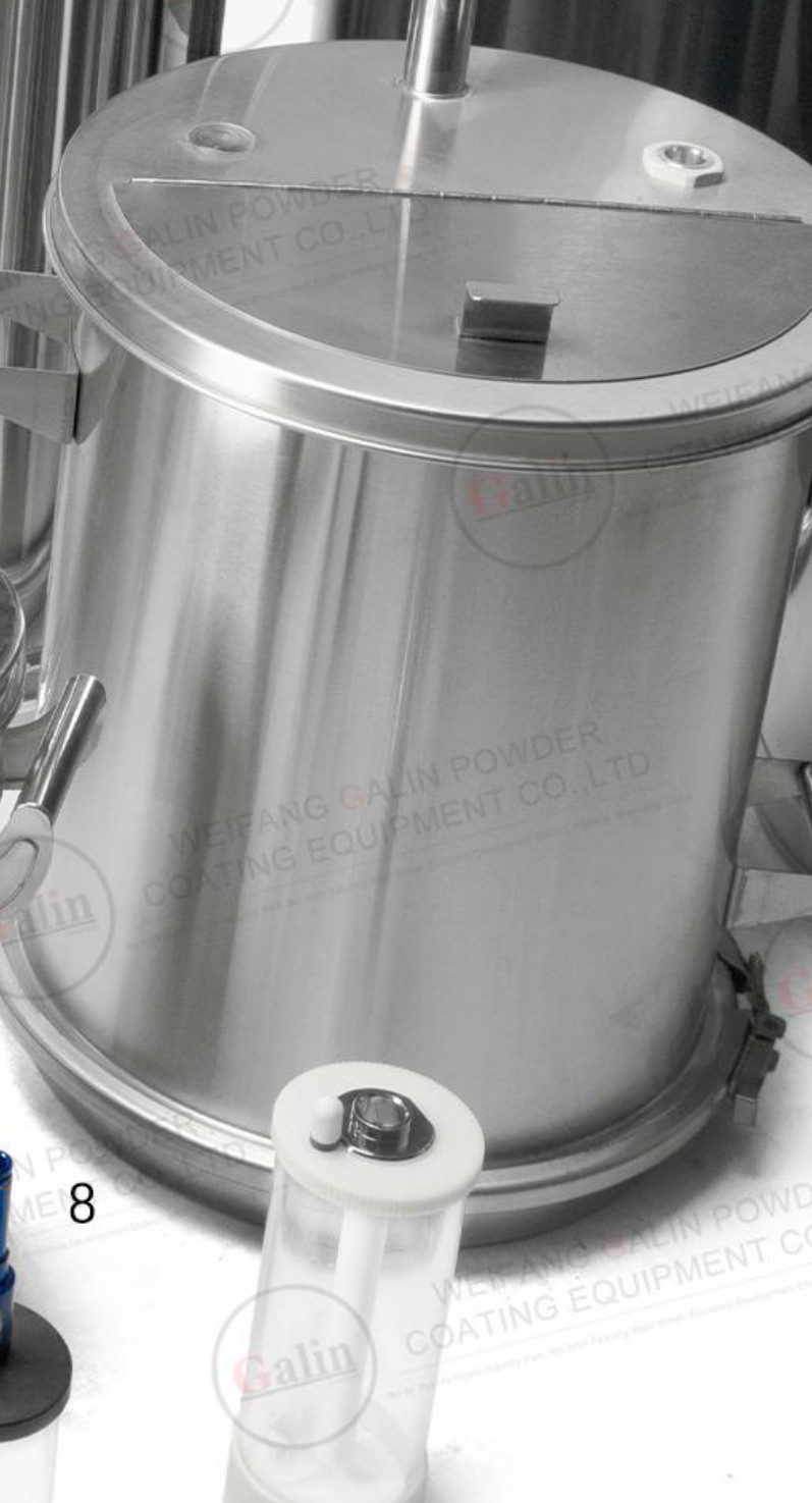 Stainless Steel Powder Hopper, 40L