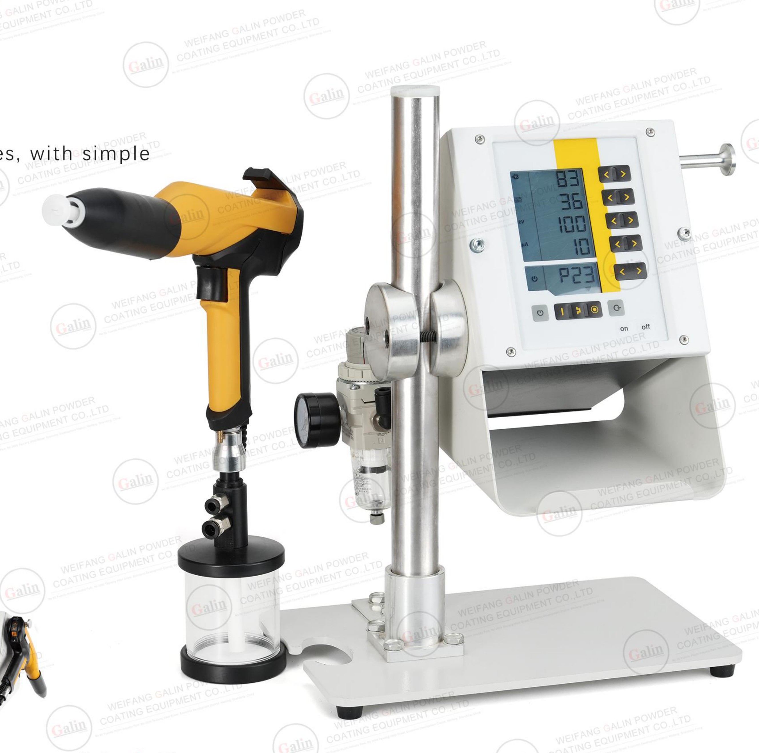 Electrostatic Powder Coating Machine, PRO-C (Bench-Mount)