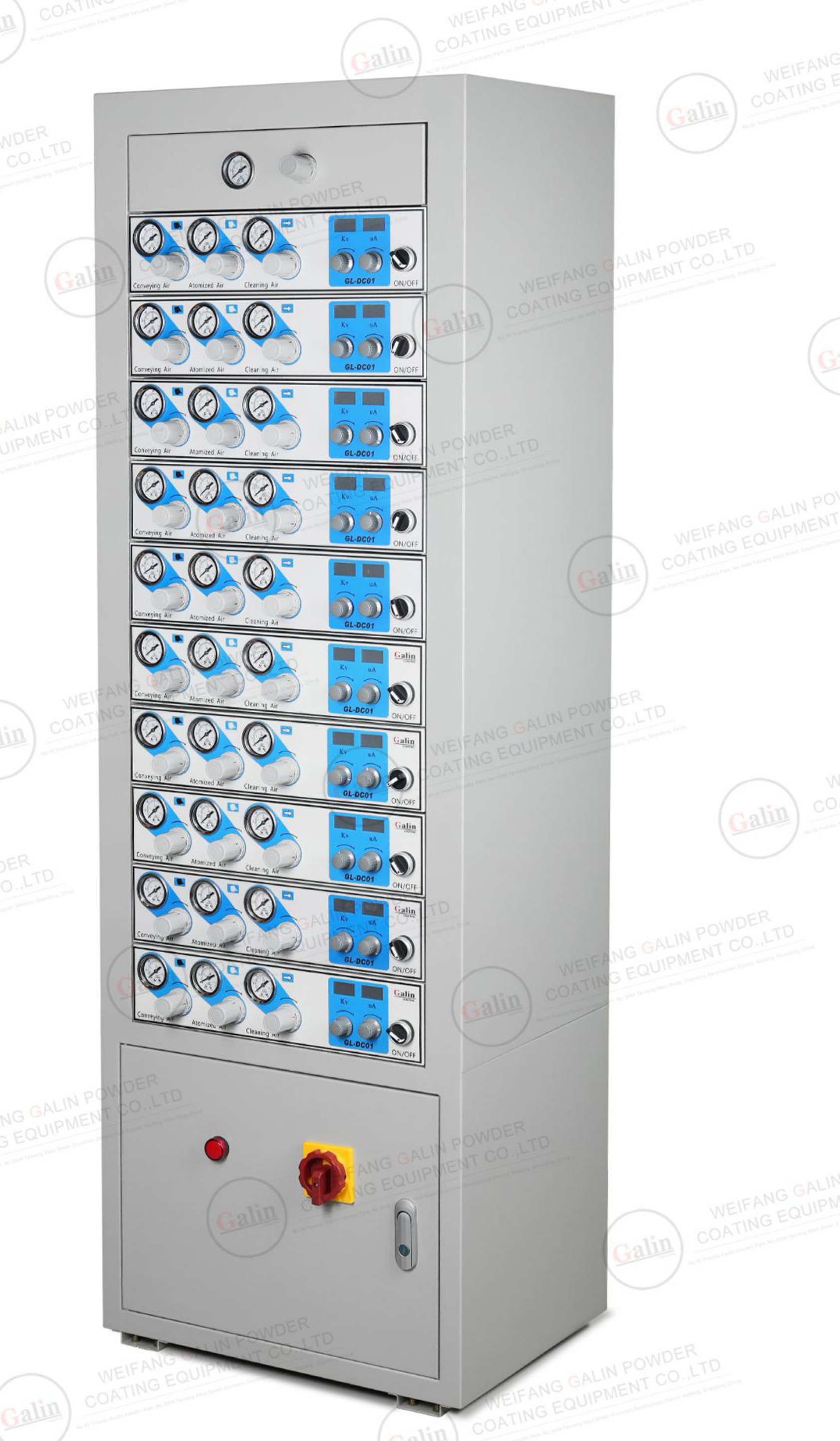 Multi-Gun Powder Coating Control Cabinet, CC03