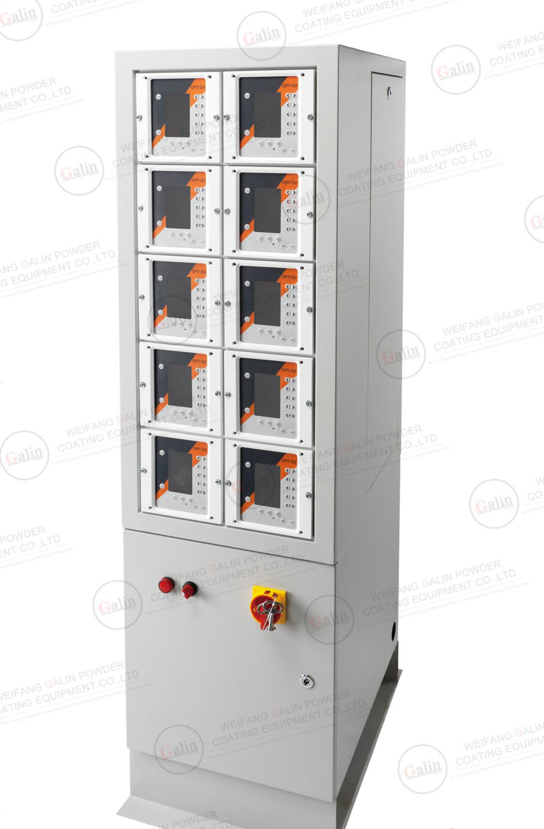 Multi-Gun Powder Coating Control Cabinet, CC06 (Mobile)