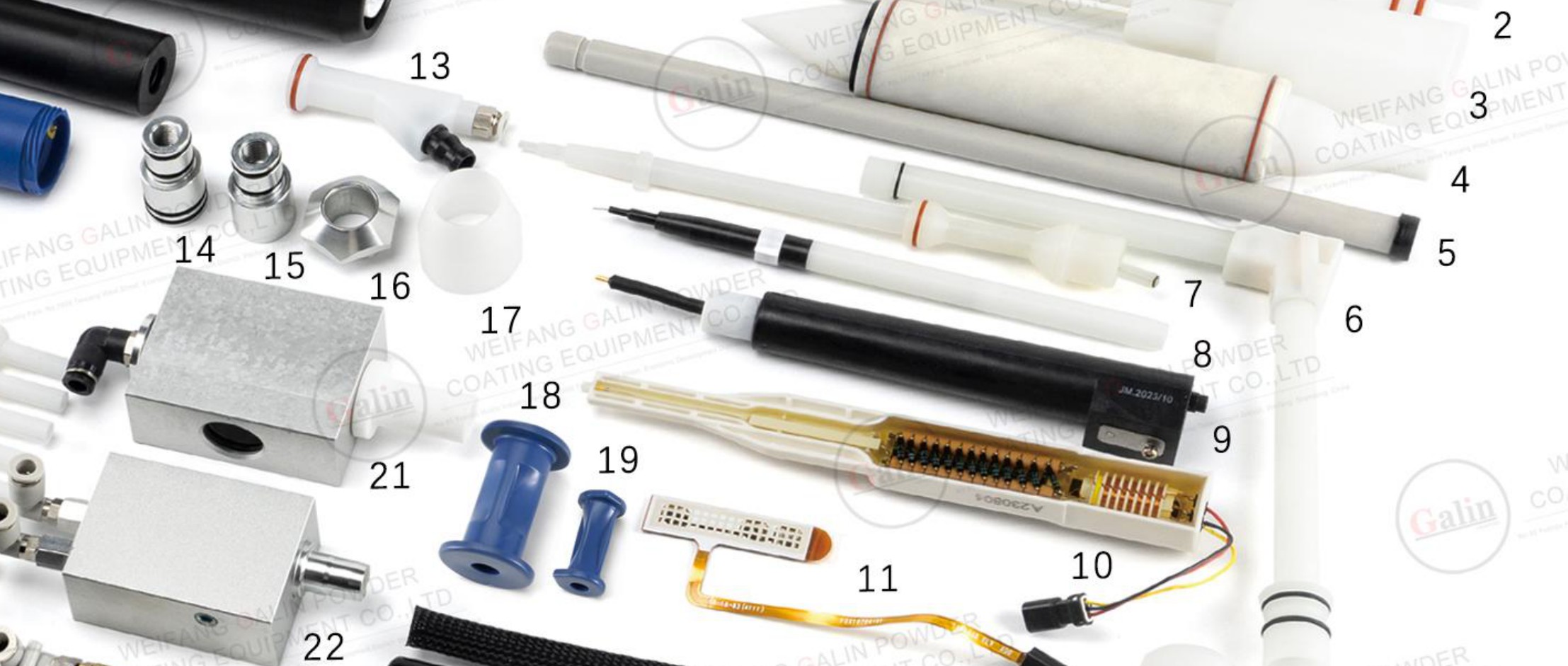 Electrode Kits, Trigger Switch & Gun/Pump Adaptor Blocks
