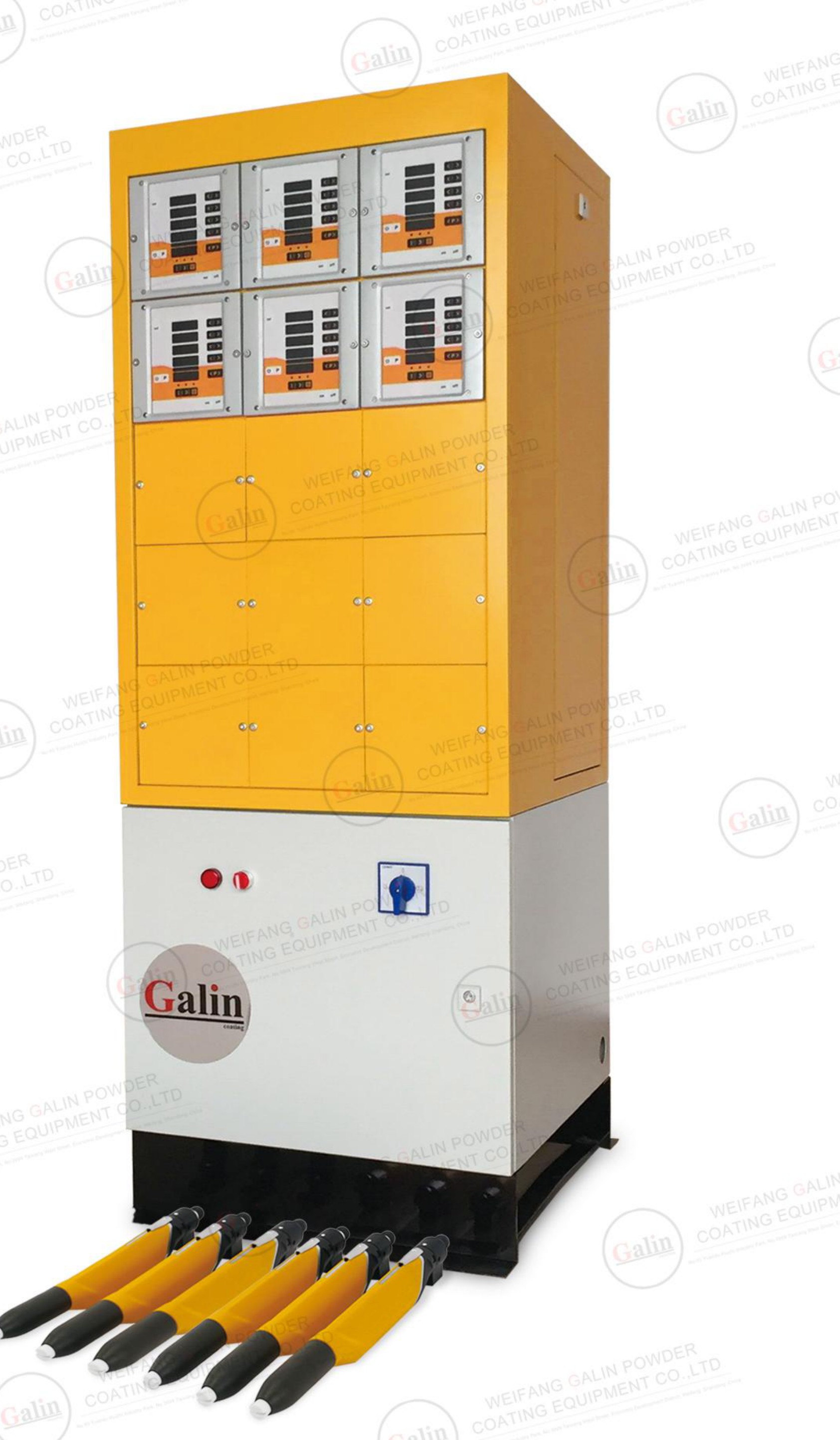 Multi-Gun Powder Coating Control Cabinet, CC02