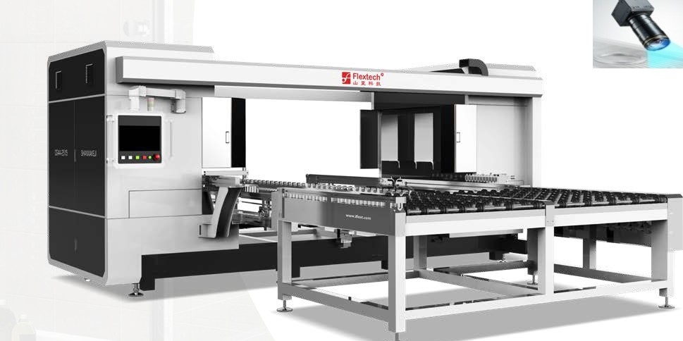 4-Head Inline Automatic Glass Corner Grinding Machine, CG44-1