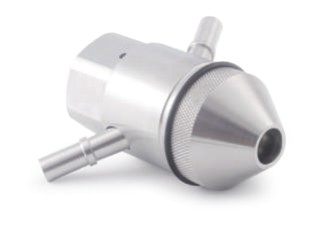 Dual-Inlet Diamond Cutting Head, .013"/0.33mm Orifice, H2O Style (301329-2-13)