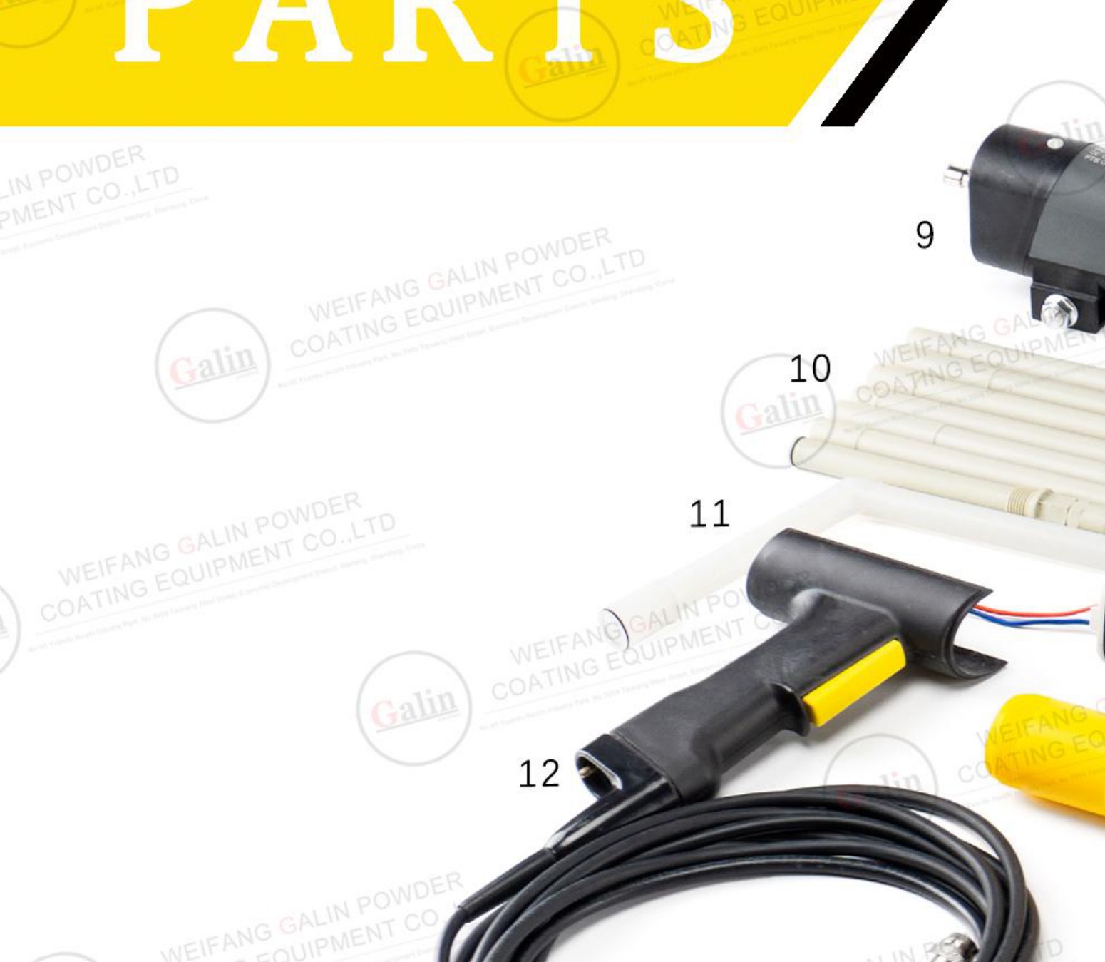 Auto Gun Body, Gun Cable, Powder Tube & Extension Parts