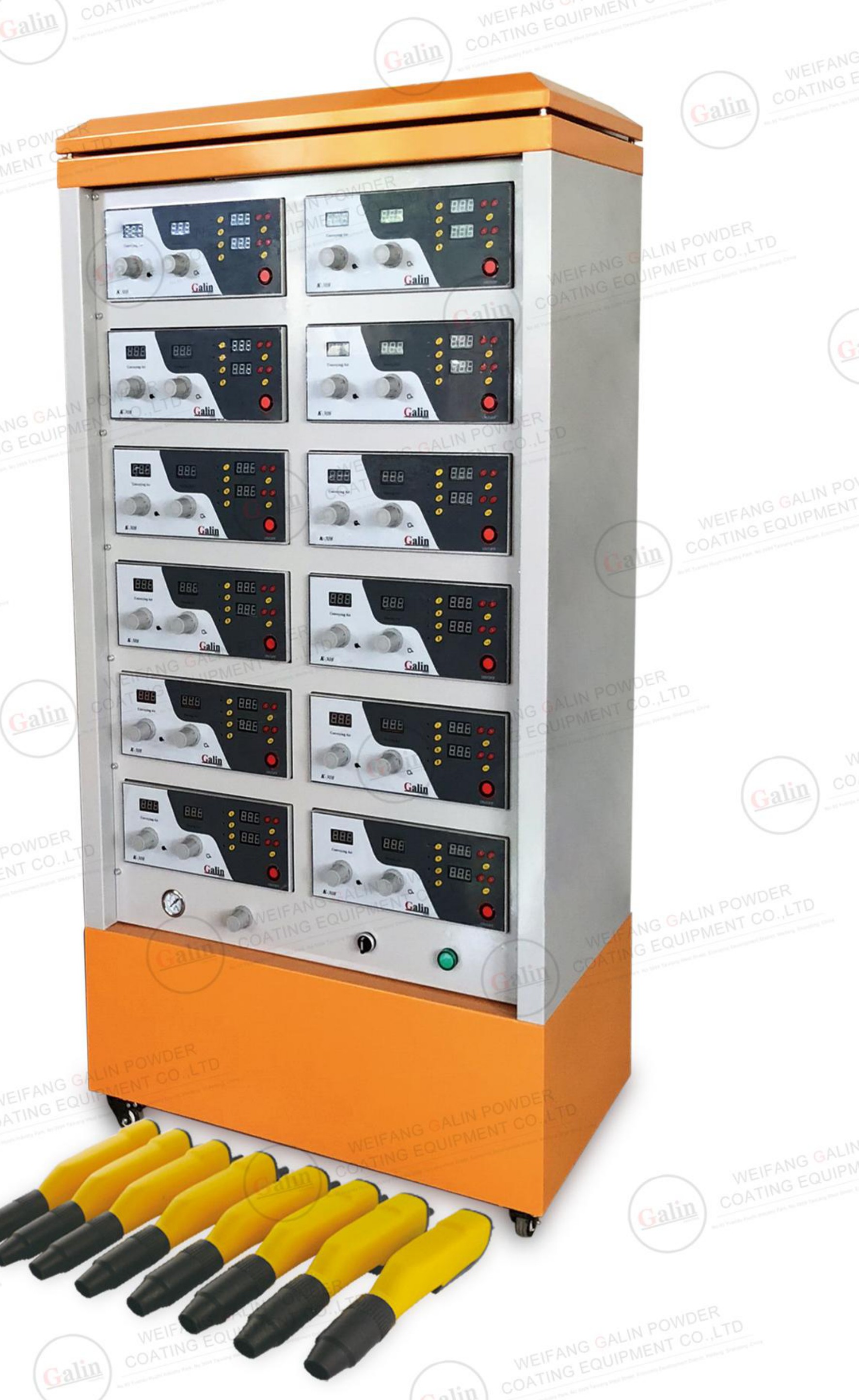 Multi-Gun Powder Coating Control Cabinet, CC04
