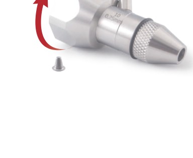 Diamond Cutting Head with Short Stop Filter, Right Hand, .010"/0.25mm