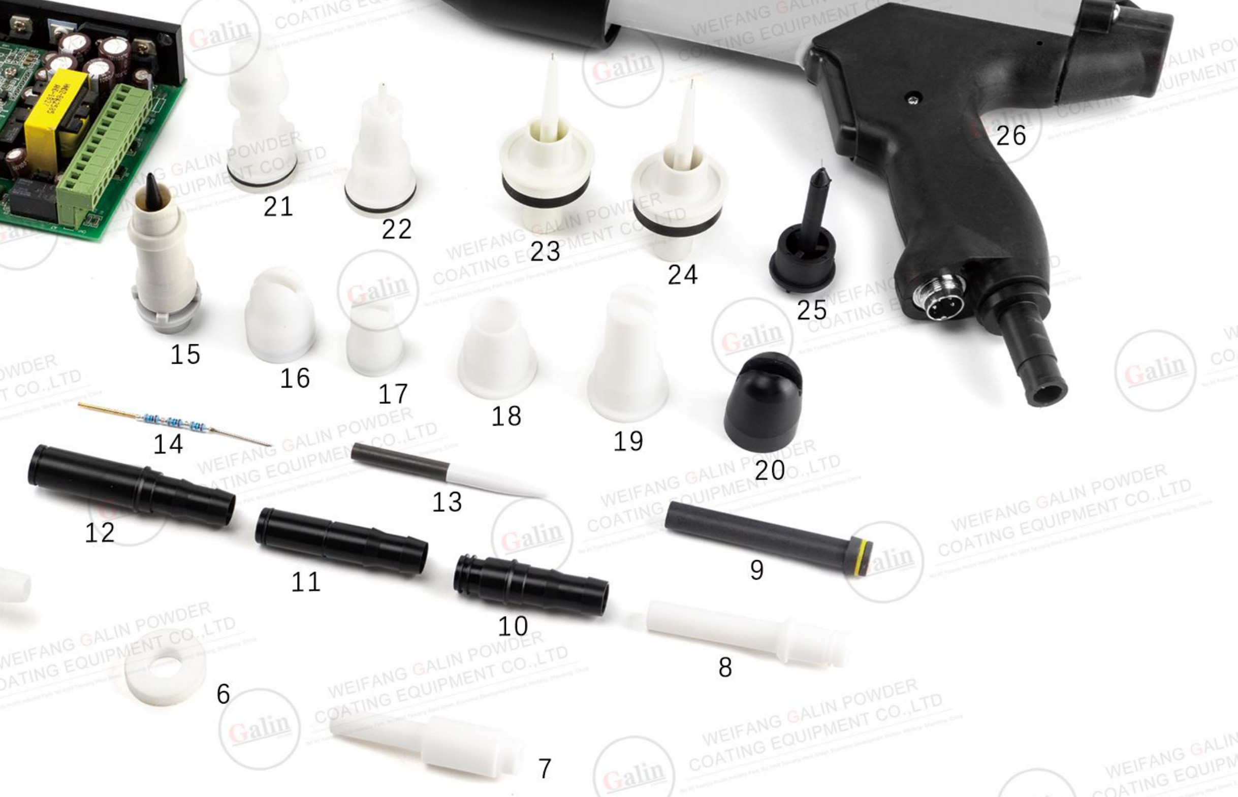 Injector Pump, Electrode Holder & Jet Nozzle Assembly Parts