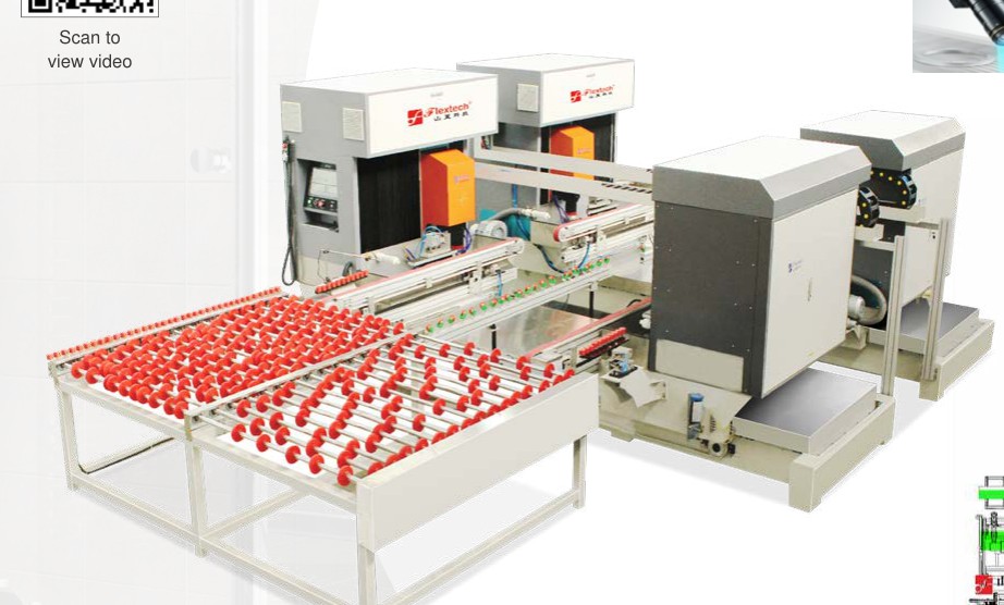 CNC Inline Glass Corner Grinding Machine, CG44-2