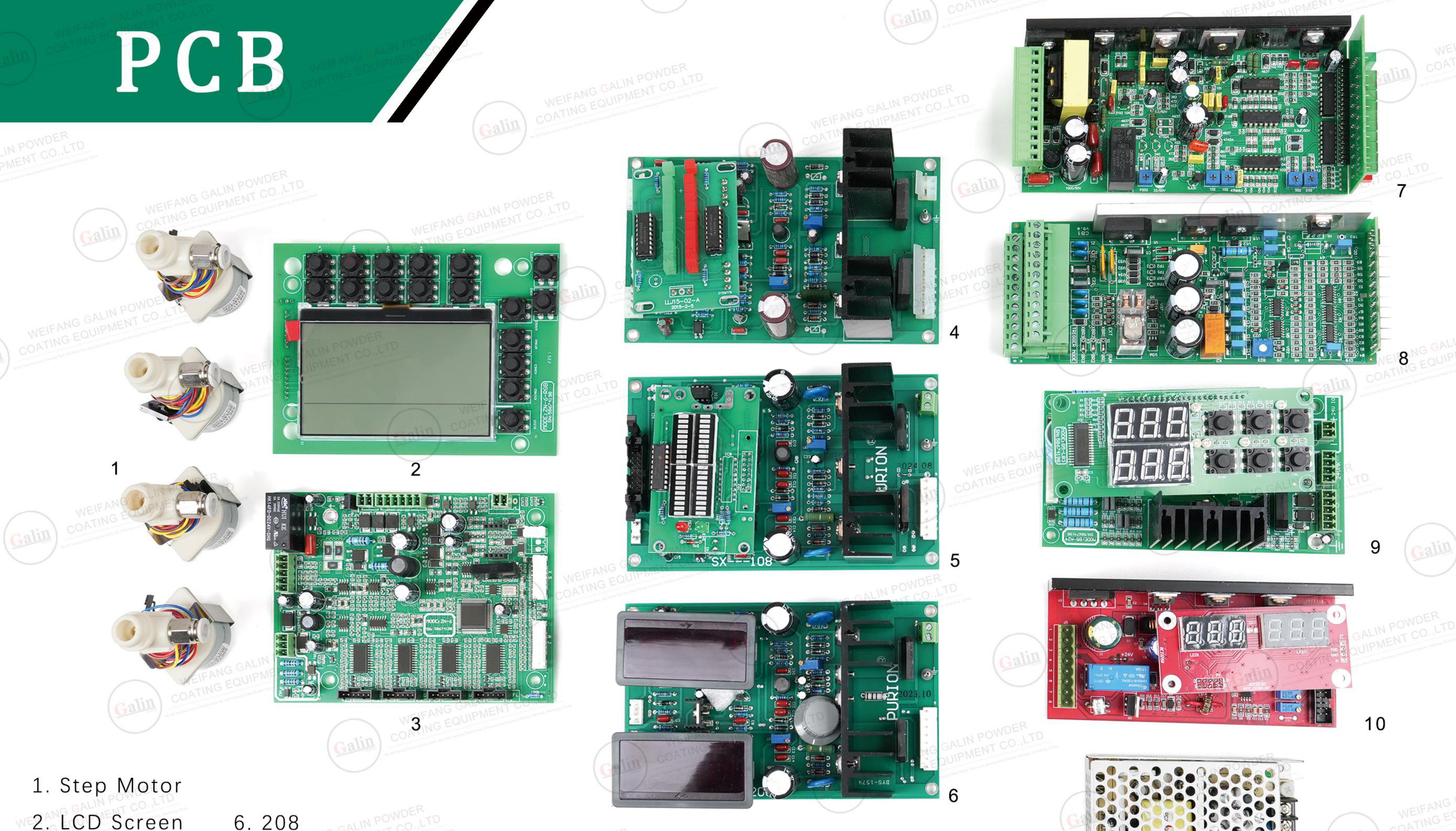 Replacement Control Boards & Electronics for Powder Coating Machines