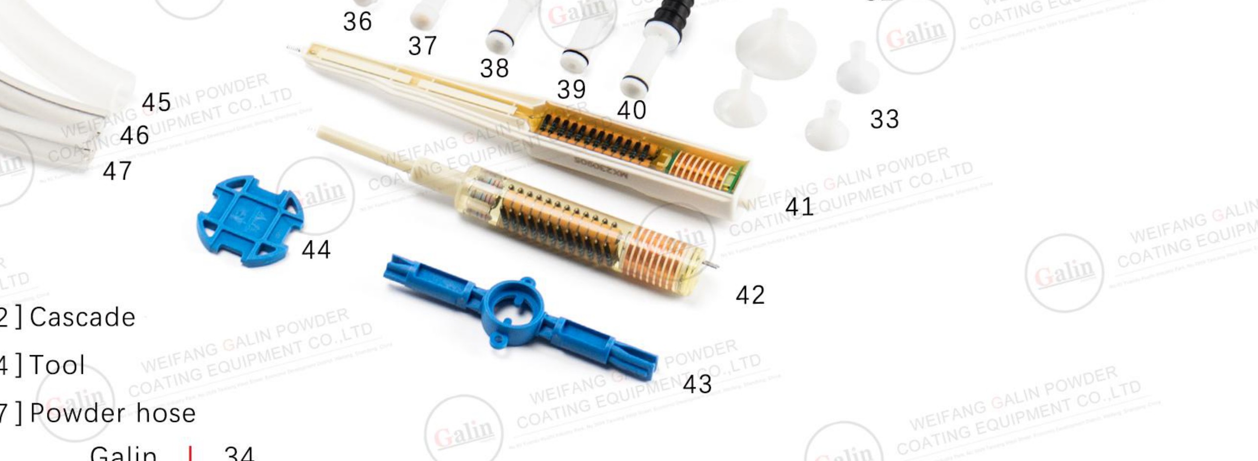 Cascade Generators, Service Tools & Powder Hose, Auto Gun