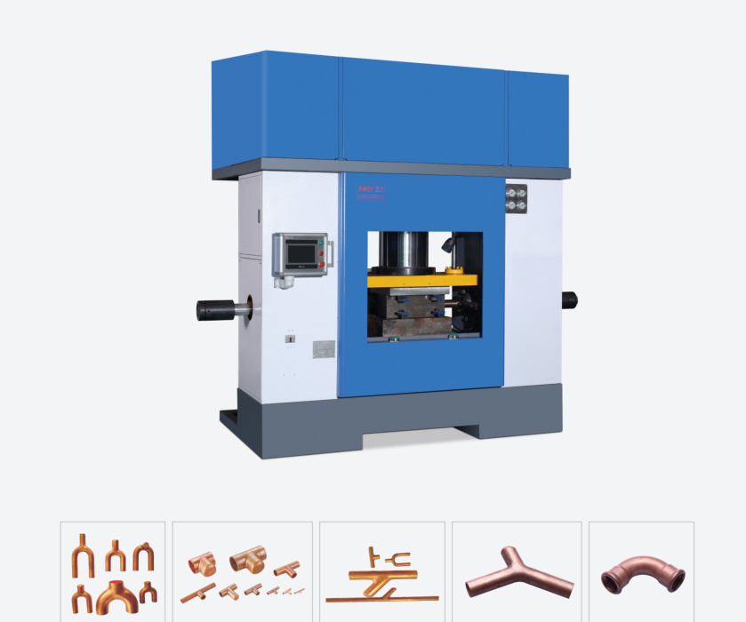 Red Copper Three-Way Water Expansion Molding Machine